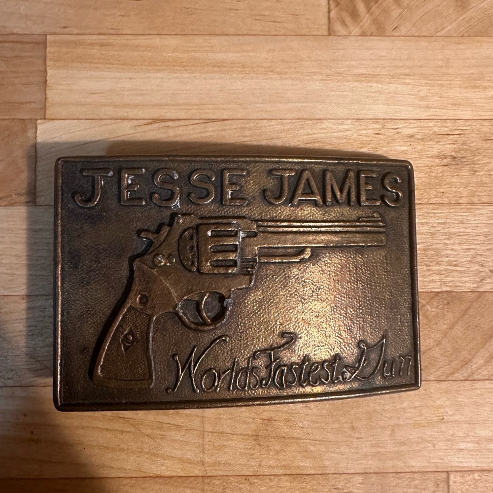 ⚜️VINTAGE JESSE JAMES BELT BUCKLE